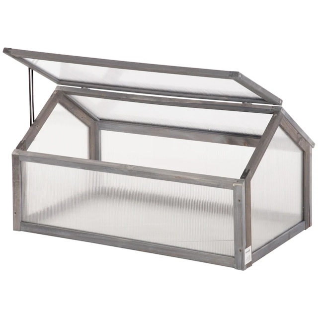 Outsunny wooden cold frame