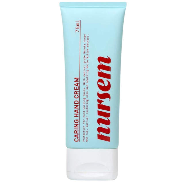 Nursem Caring Hand Cream pictured on a white background
