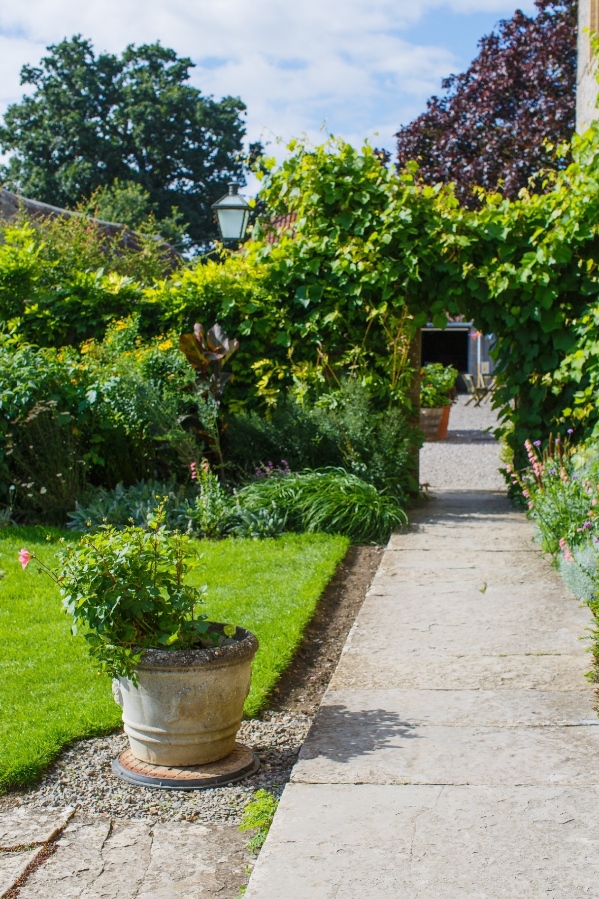 Amazing English style garden, United Kingdom