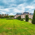 Beautiful park surrounds the ancient castle of Breteuil