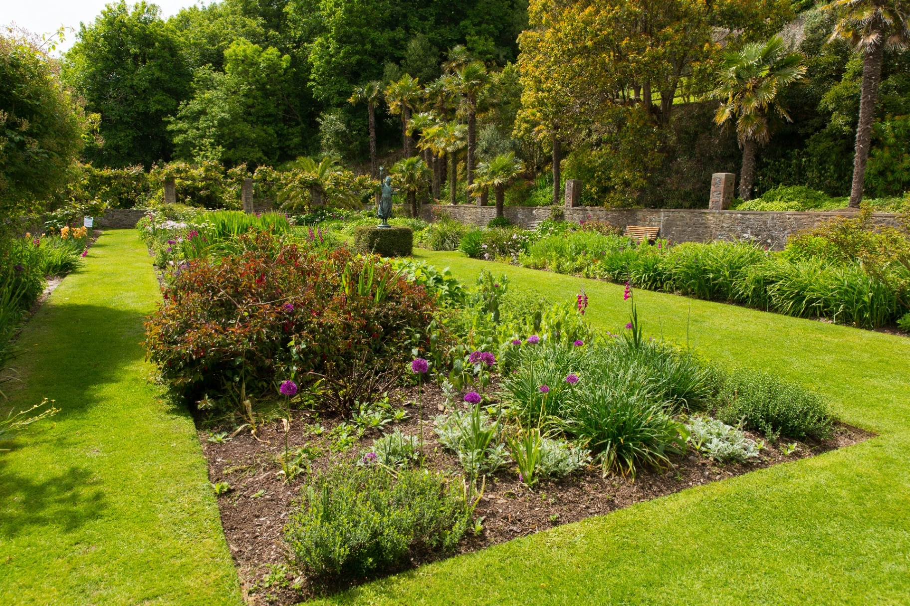 The beautiful grounds at Overbecks house and gardens Salcombe, Devon