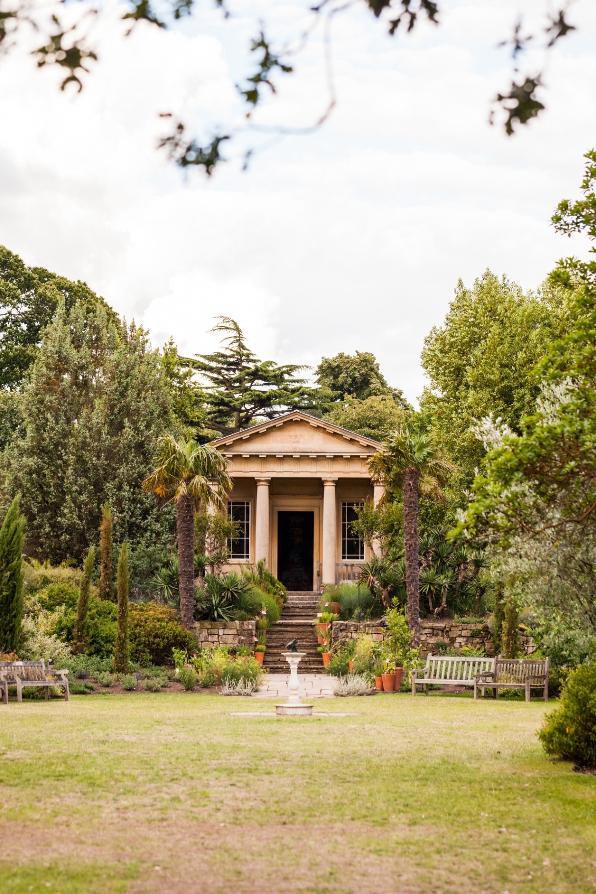 View from Kew Gardens, Royal Botanical Gardens in London