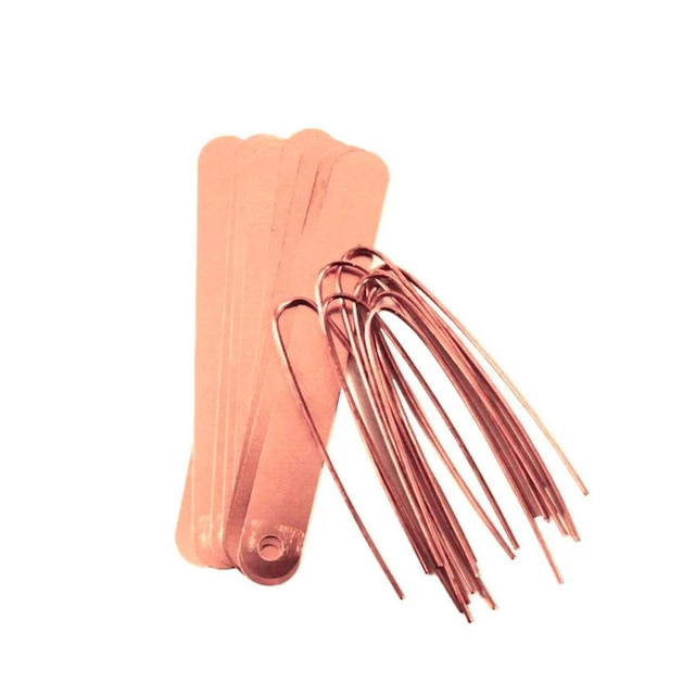 Copper swing labels 