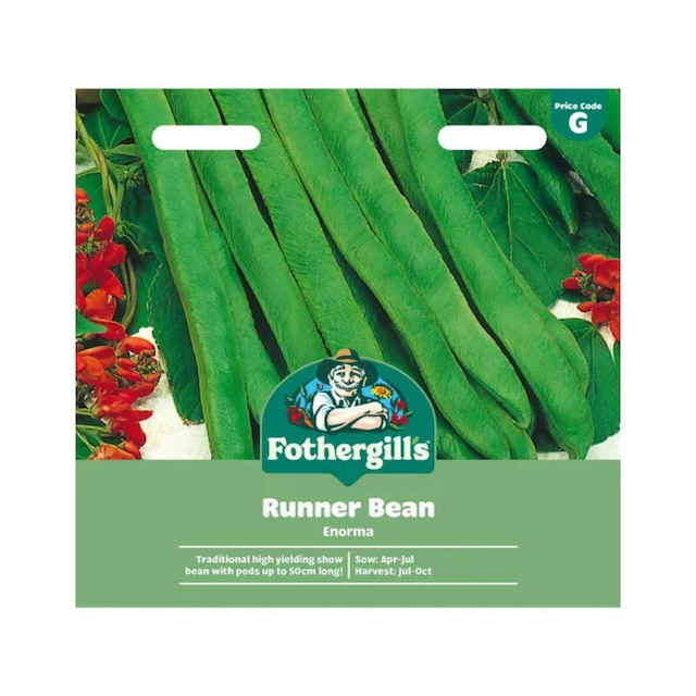Mr Fothergill's runner bean seeds 'Enorma'