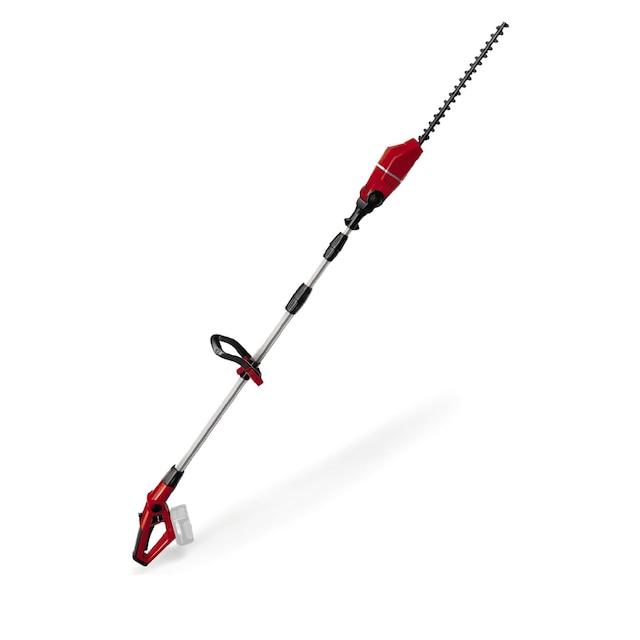 Einhell cordless long reach hedge trimmer 