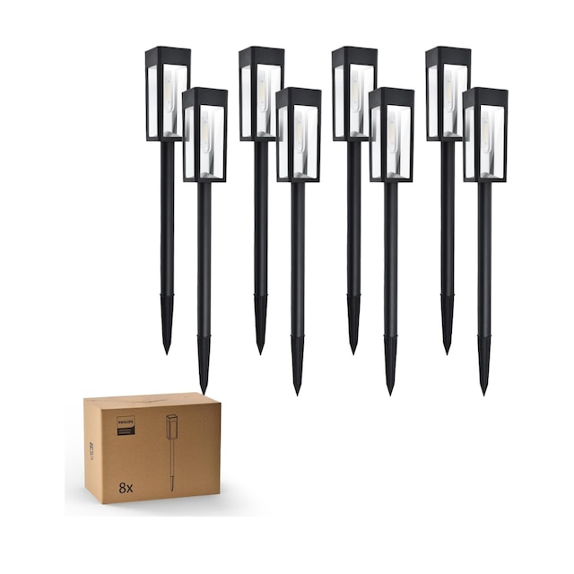 Philips 8 pack solar pathway lights 