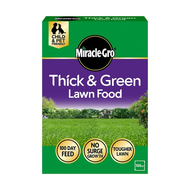 Miracle-Gro thick & green lawn food